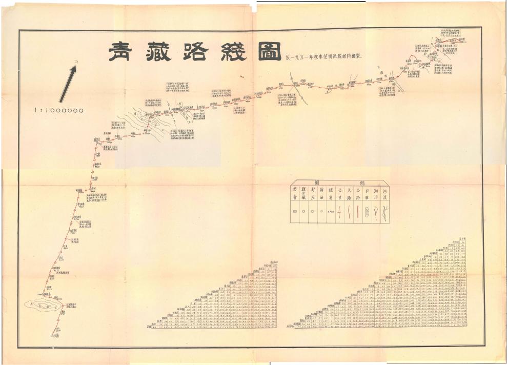 走！青藏线｜一张手绘路线图背后的“天路”传奇